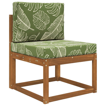 Cuscino per divano da esterno 2 pcs Design a foglia Poliestere | homemem39
