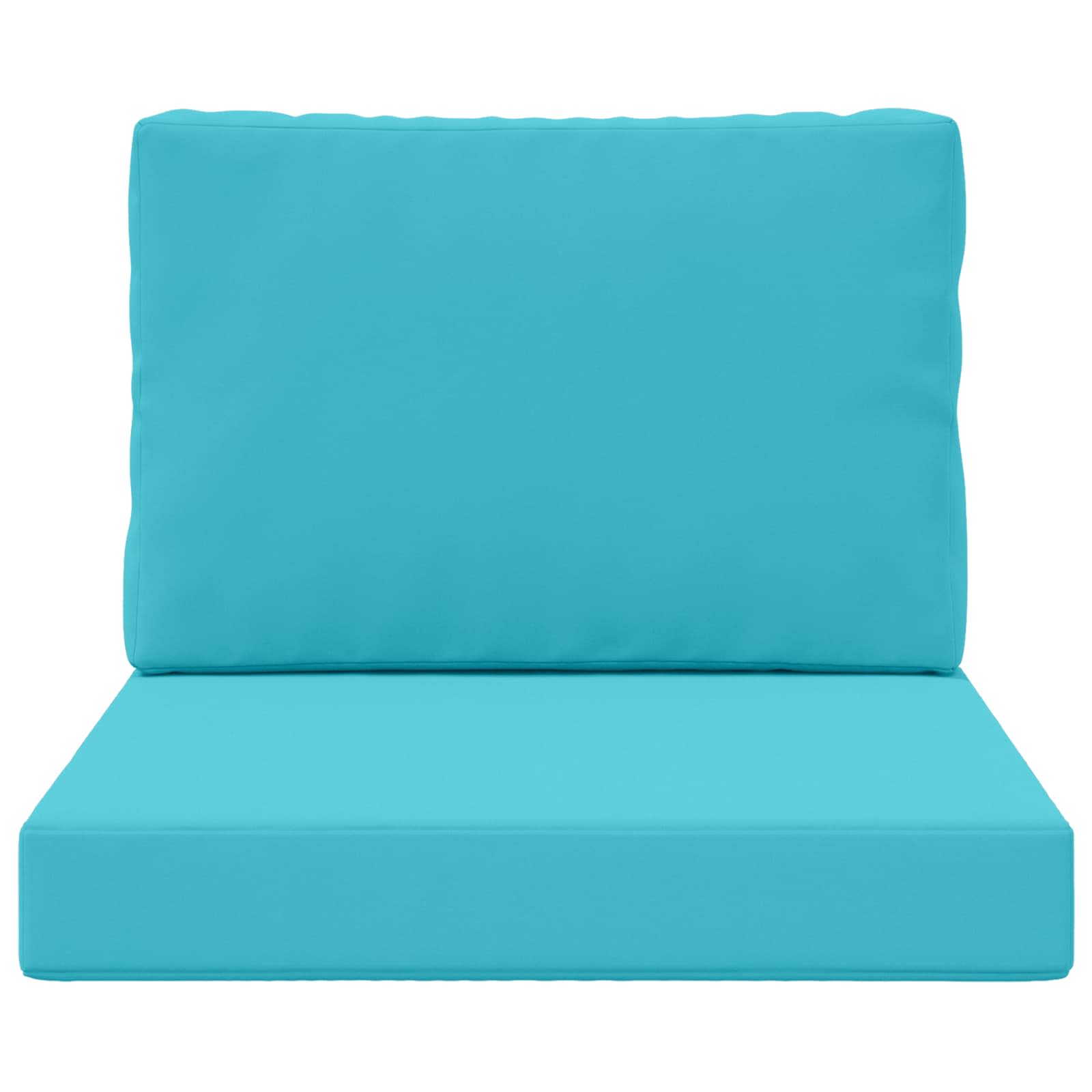 Cuscino per divano da esterno 2 pcs Turchese Poliestere | homemem39