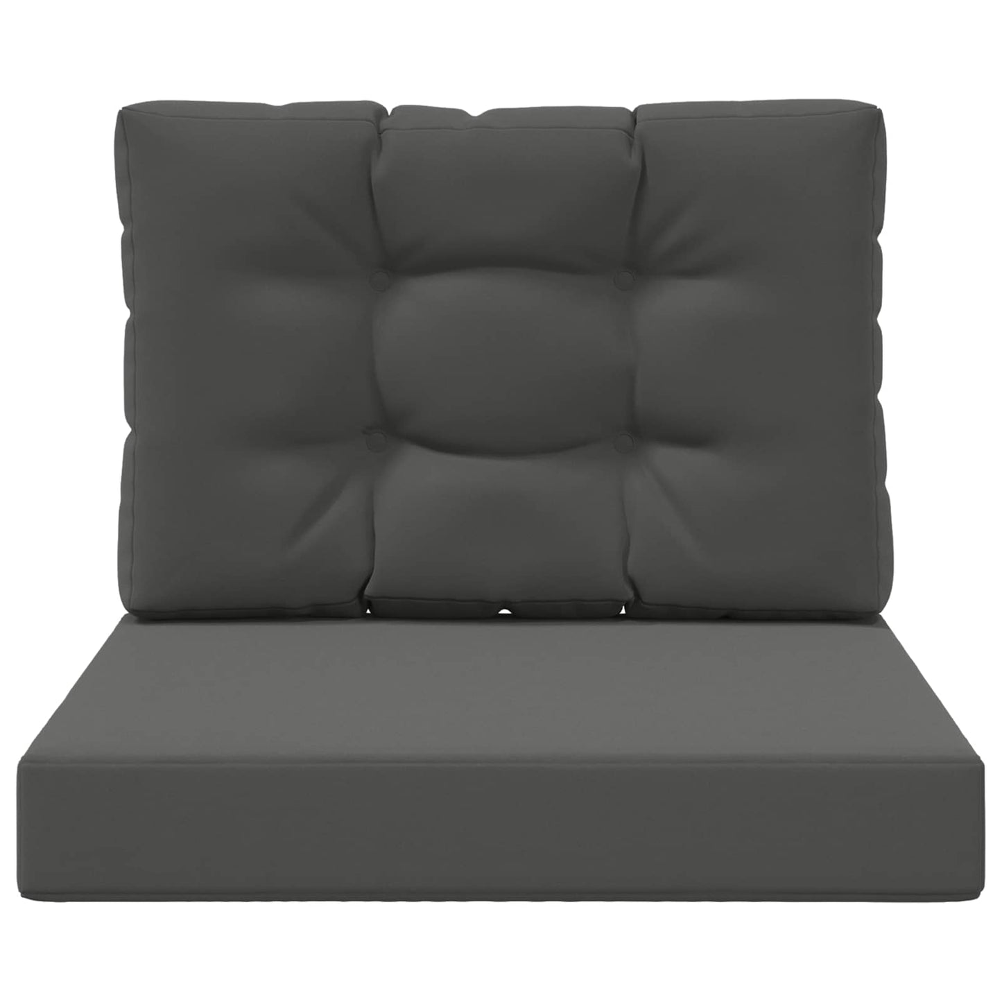 Cuscino per divano da esterno 2 pcs Antracite Poliestere | homemem39