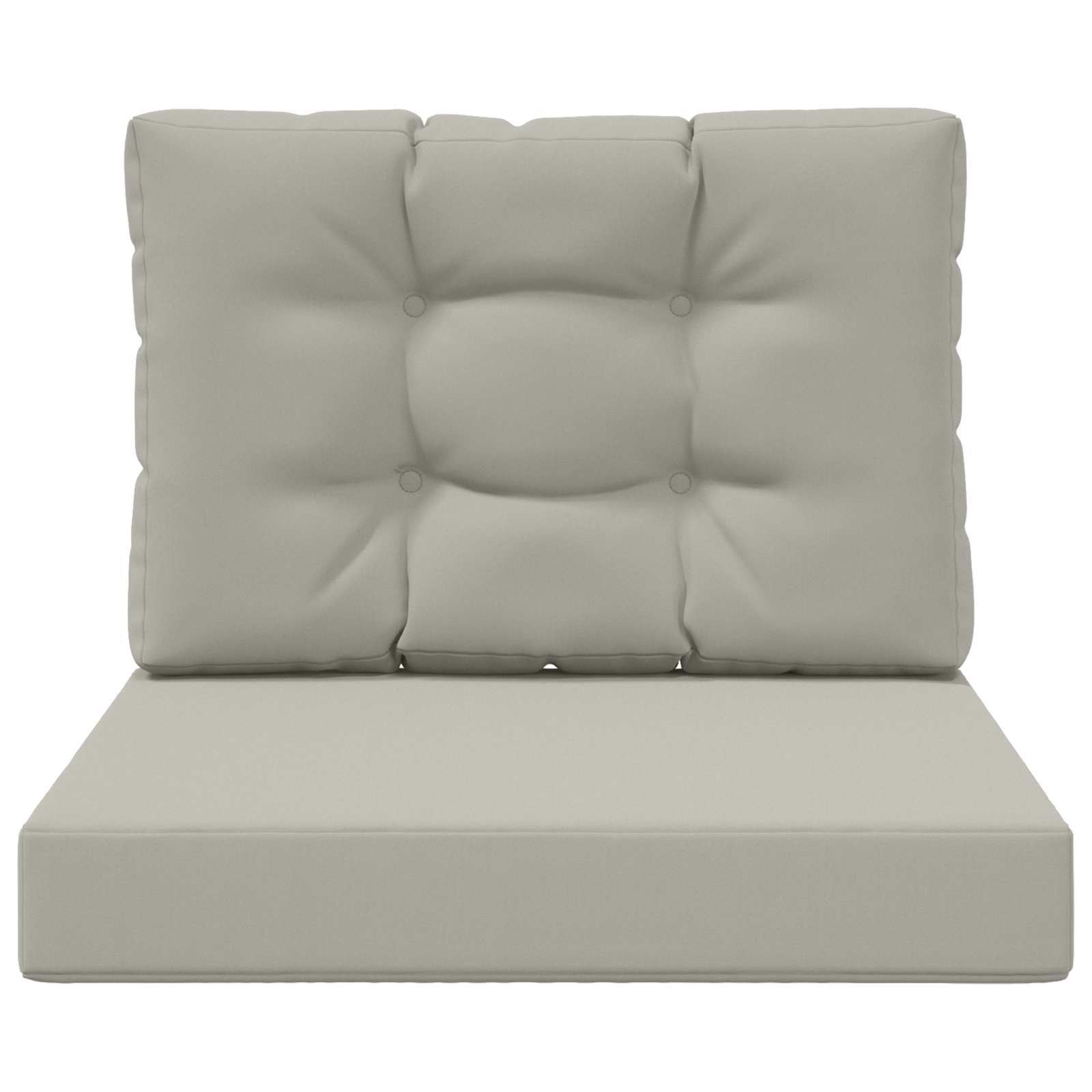 Cuscino per divano da esterno 2 pcs Grigio Poliestere | homemem39