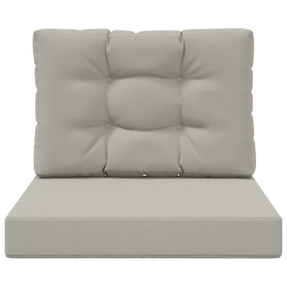 Cuscino per divano da esterno 2 pcs Grigio Poliestere | homemem39