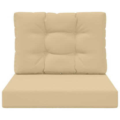 Cuscino per divano da esterno 2 pcs Beige Poliestere | homemem39