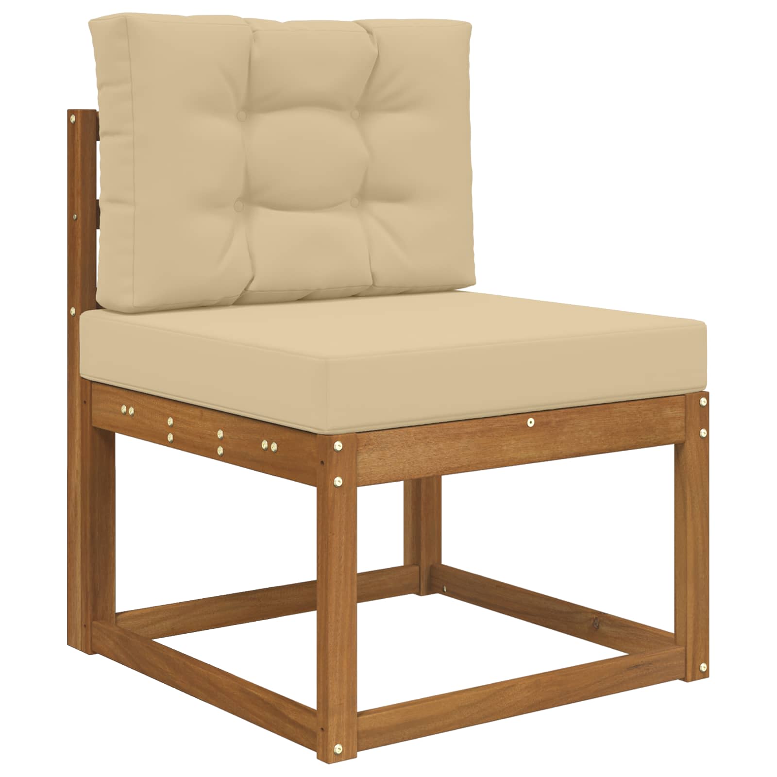 Cuscino per divano da esterno 2 pcs Beige Poliestere | homemem39