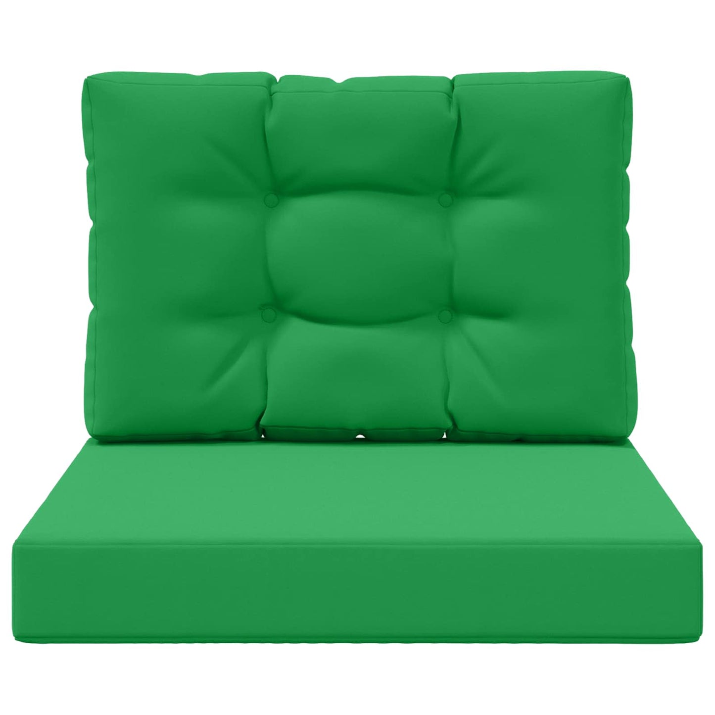 Cuscino per divano da esterno 2 pcs Verde Poliestere