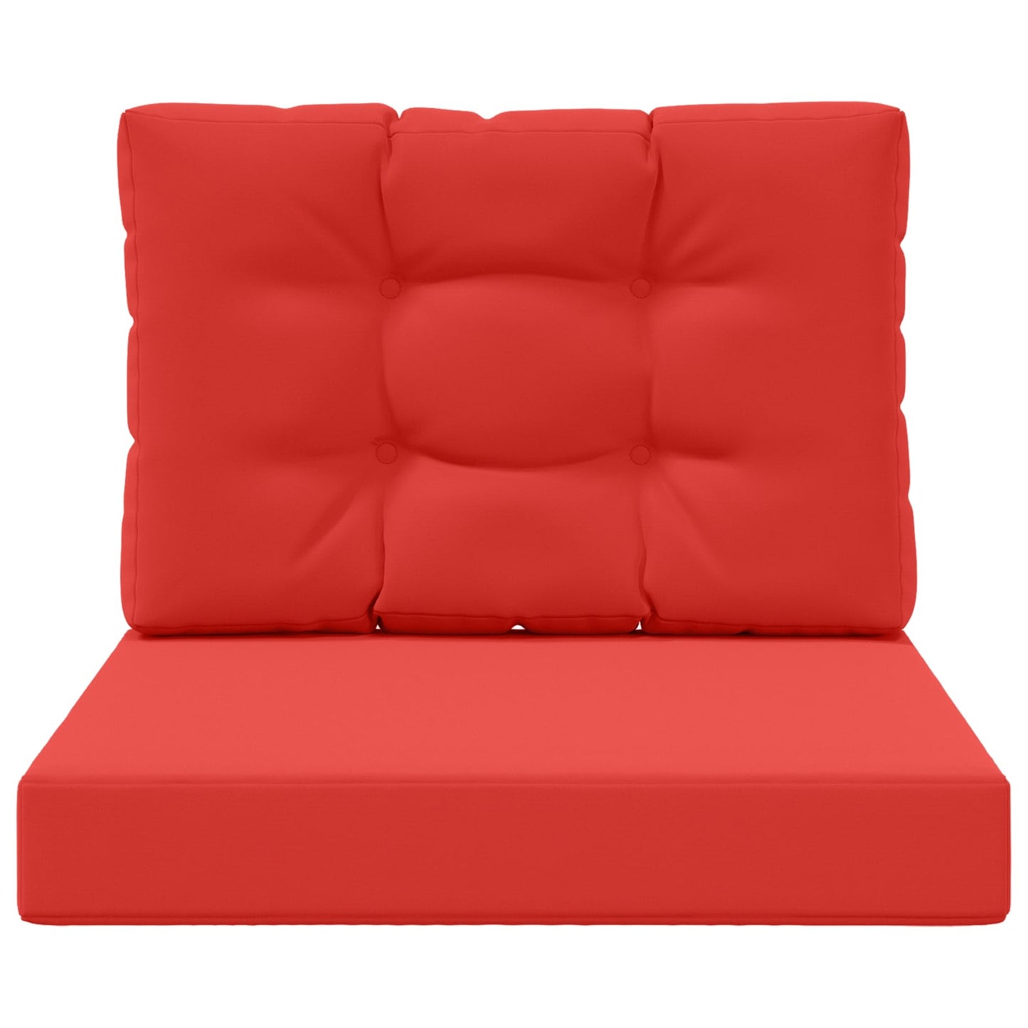 Cuscino per divano da esterno 2 pcs Rosso Poliestere | homemem39