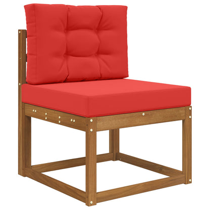 Cuscino per divano da esterno 2 pcs Rosso Poliestere | homemem39