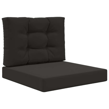 Cuscino per divano da esterno 2 pcs Nero Poliestere