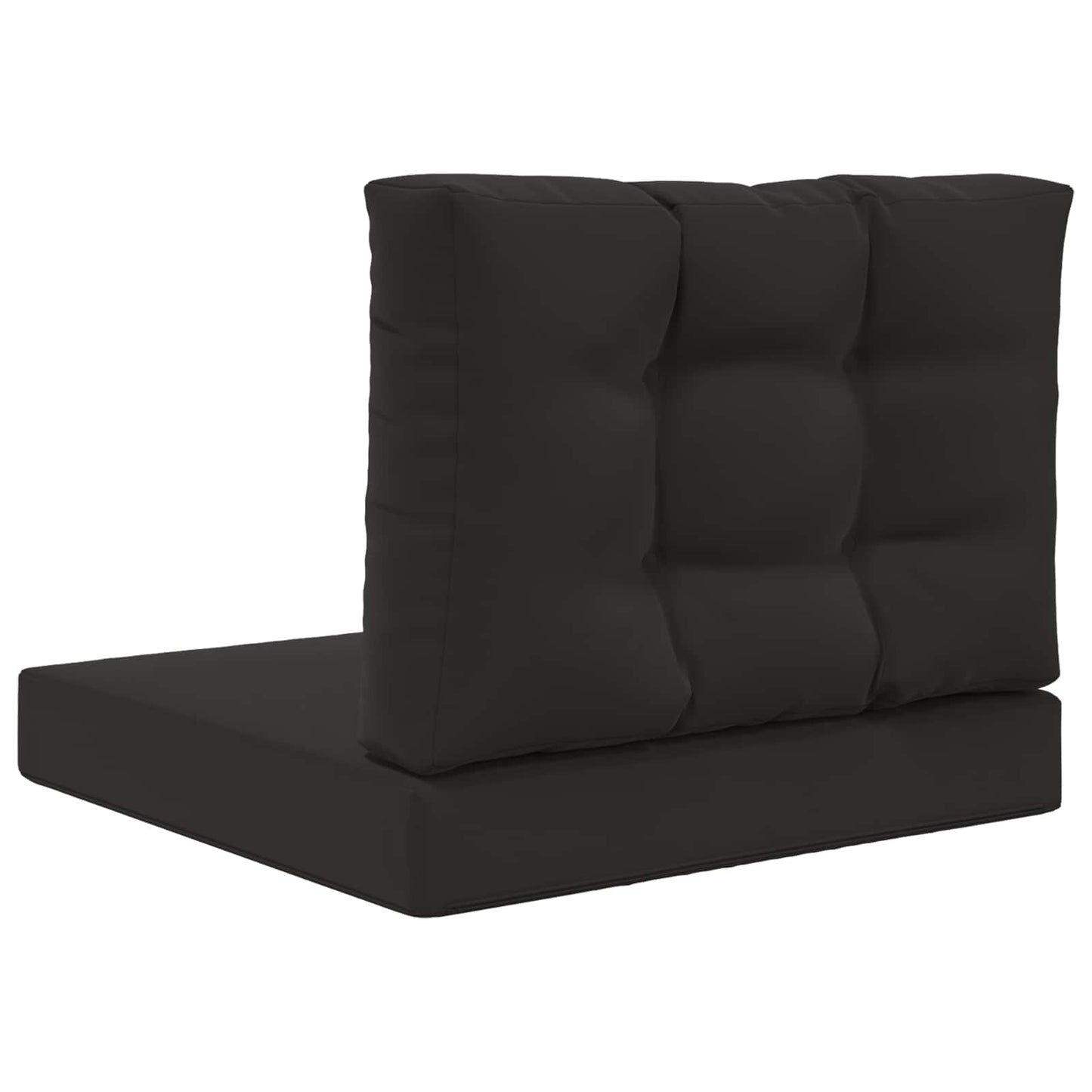 Cuscino per divano da esterno 2 pcs Nero Poliestere