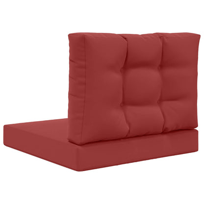 Cuscino per divano da esterno 2 pcs Rosso vino Poliestere