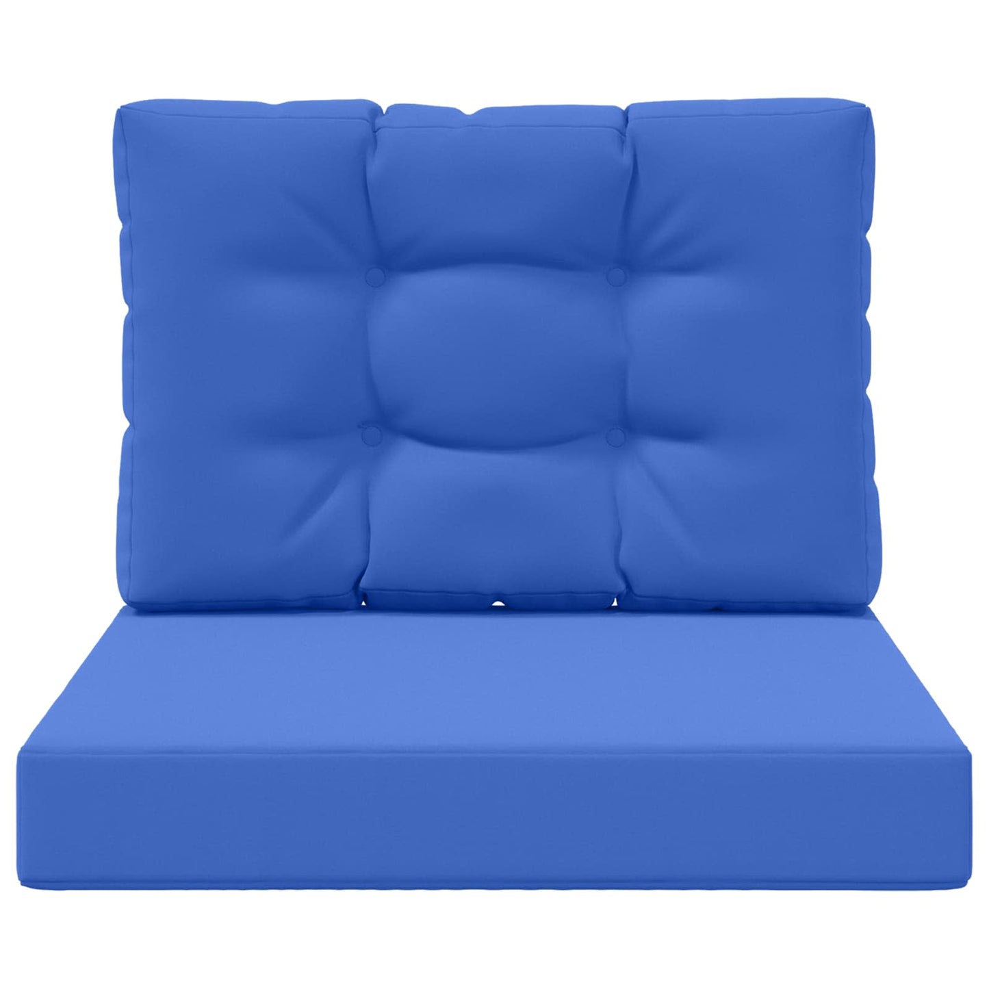Cuscino per divano da esterno 2 pcs Blu Reale Poliestere