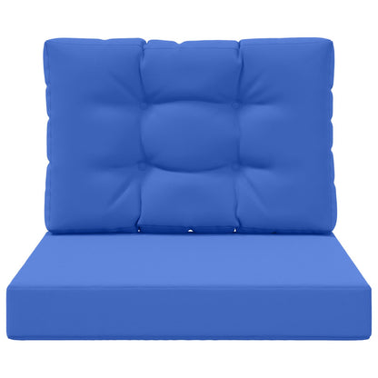Cuscino per divano da esterno 2 pcs Blu Reale Poliestere