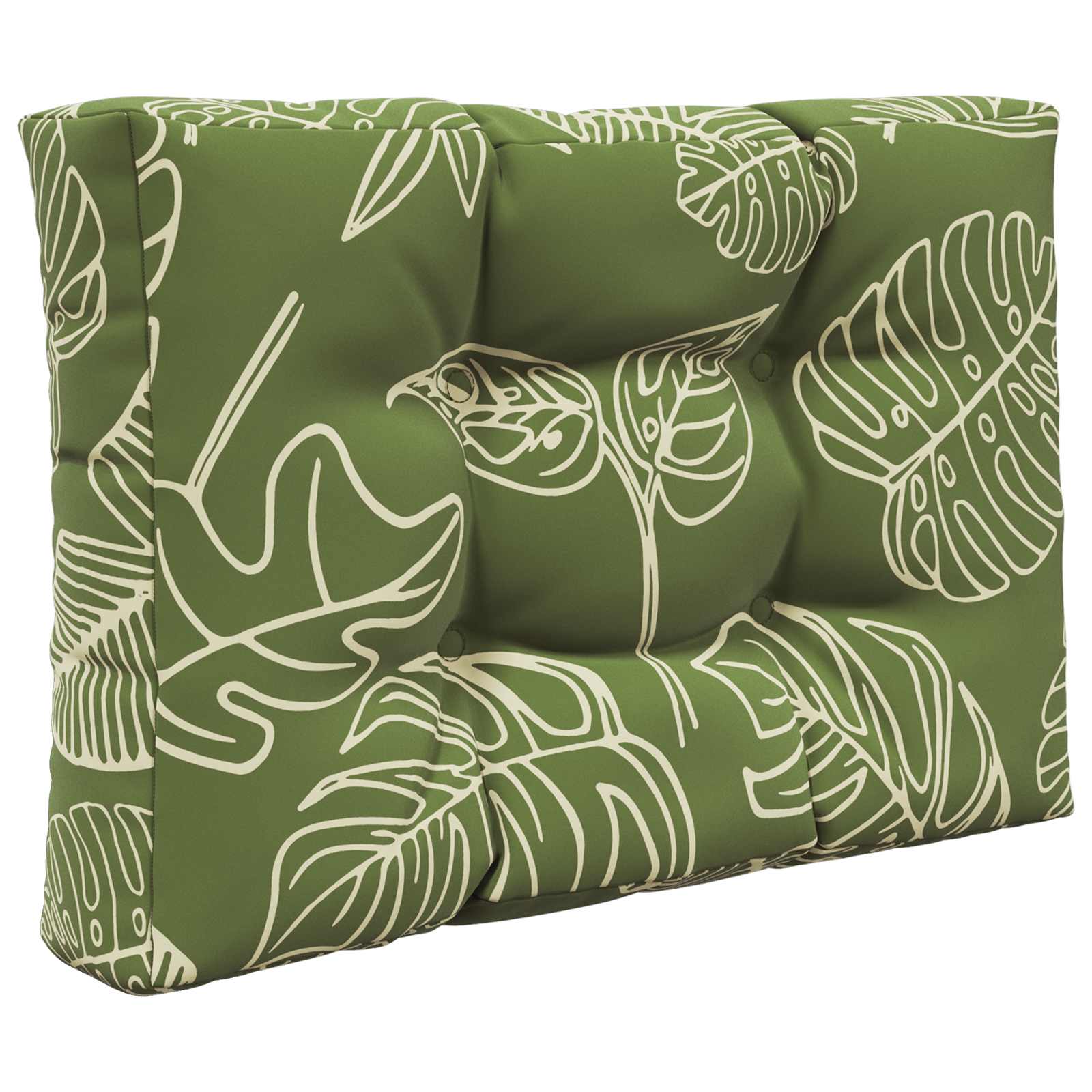 Cuscino per divano da esterno 2 pcs Design a foglia Poliestere | homemem39