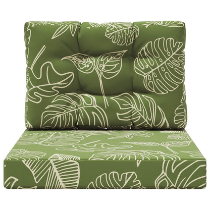 Cuscino per divano da esterno 2 pcs Design a foglia Poliestere | homemem39