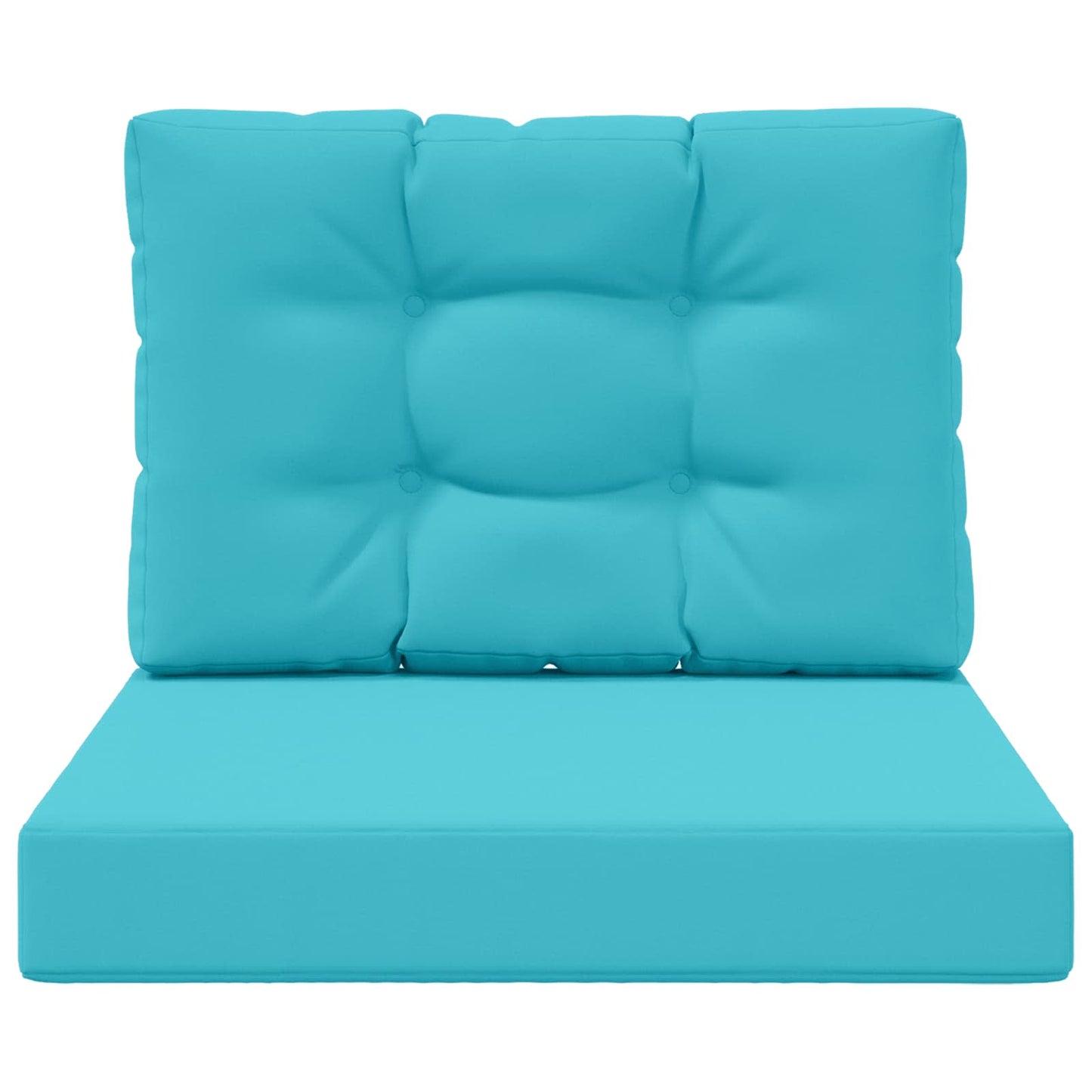 Cuscino per divano da esterno 2 pcs Turchese Poliestere