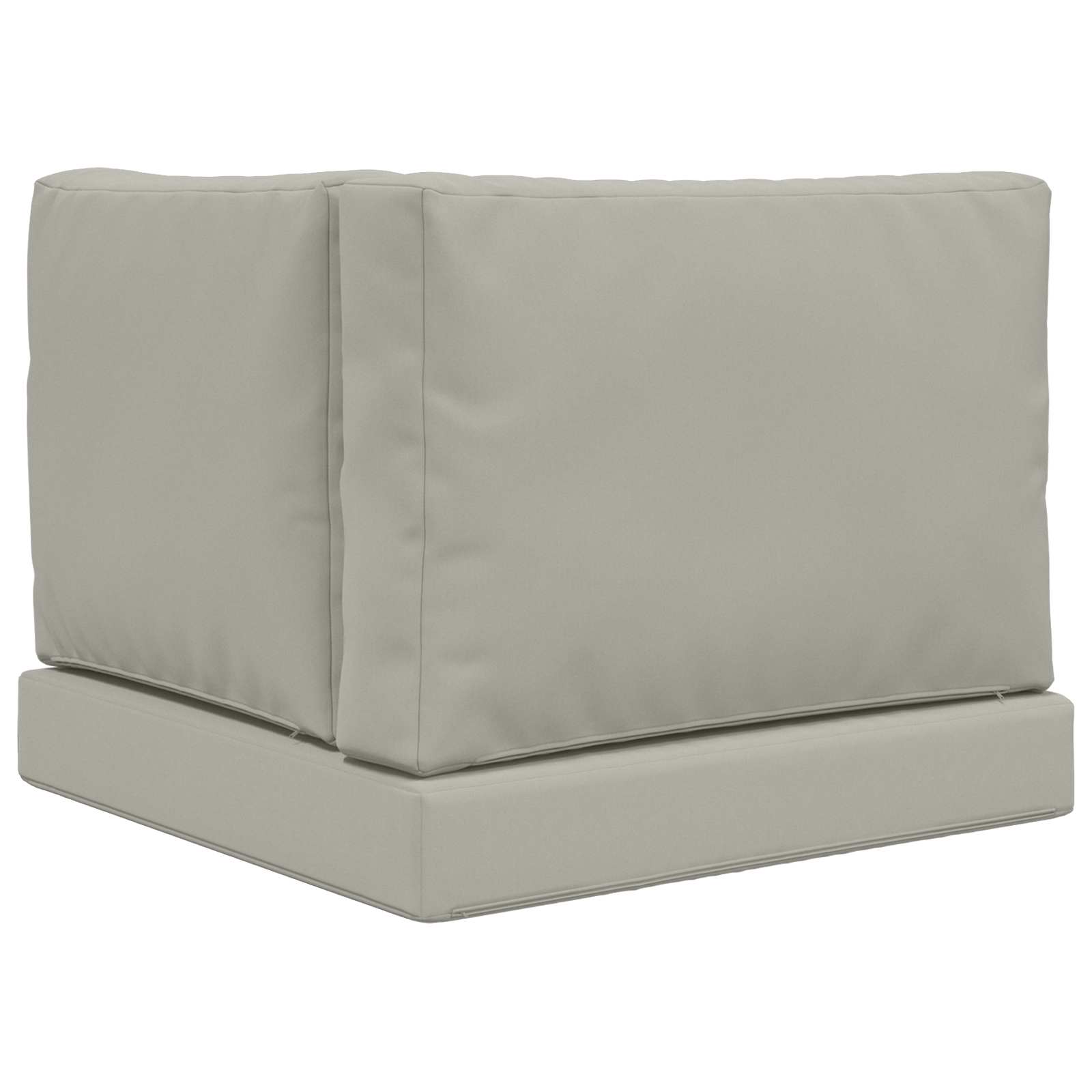 Cuscino per divano da esterno 3 pcs Grigio Poliestere | homemem39