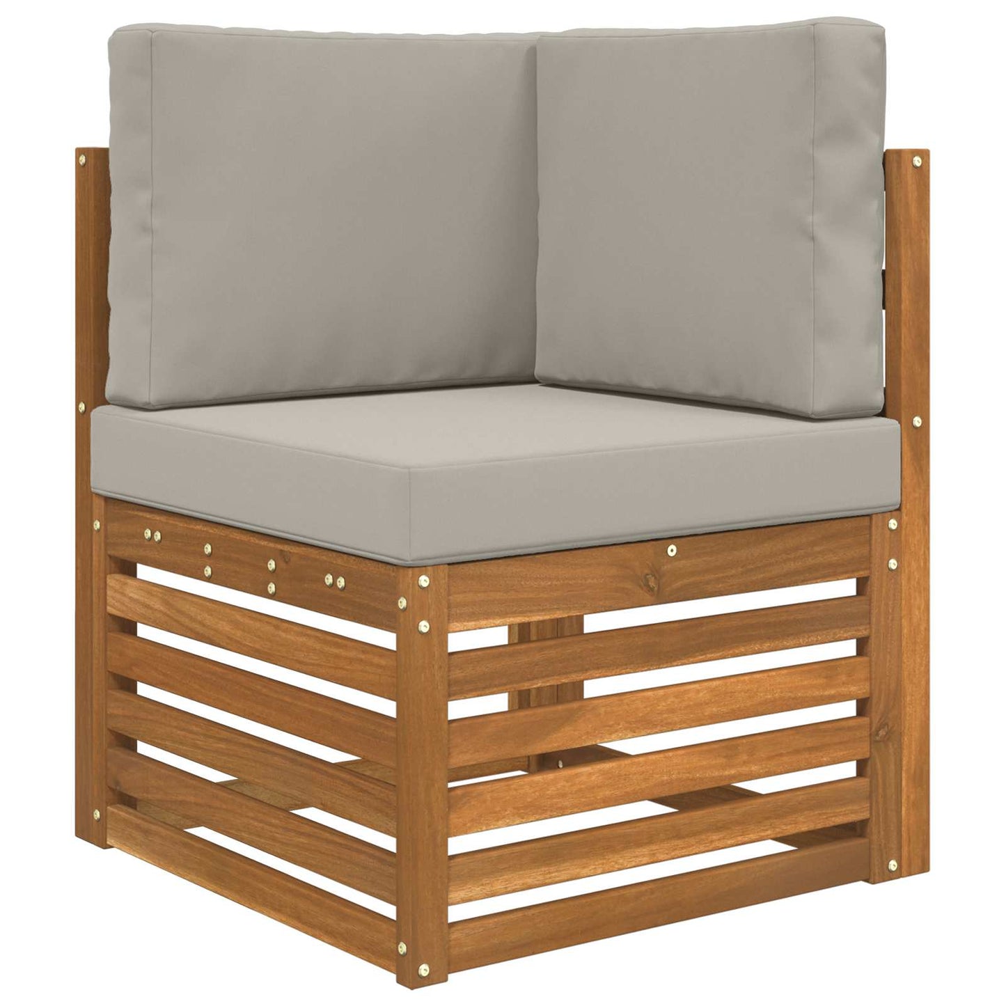 Cuscino per divano da esterno 3 pcs Grigio Poliestere | homemem39