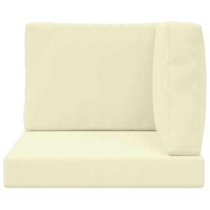 Cuscino per divano da esterno 3 pcs Crema Poliestere | homemem39