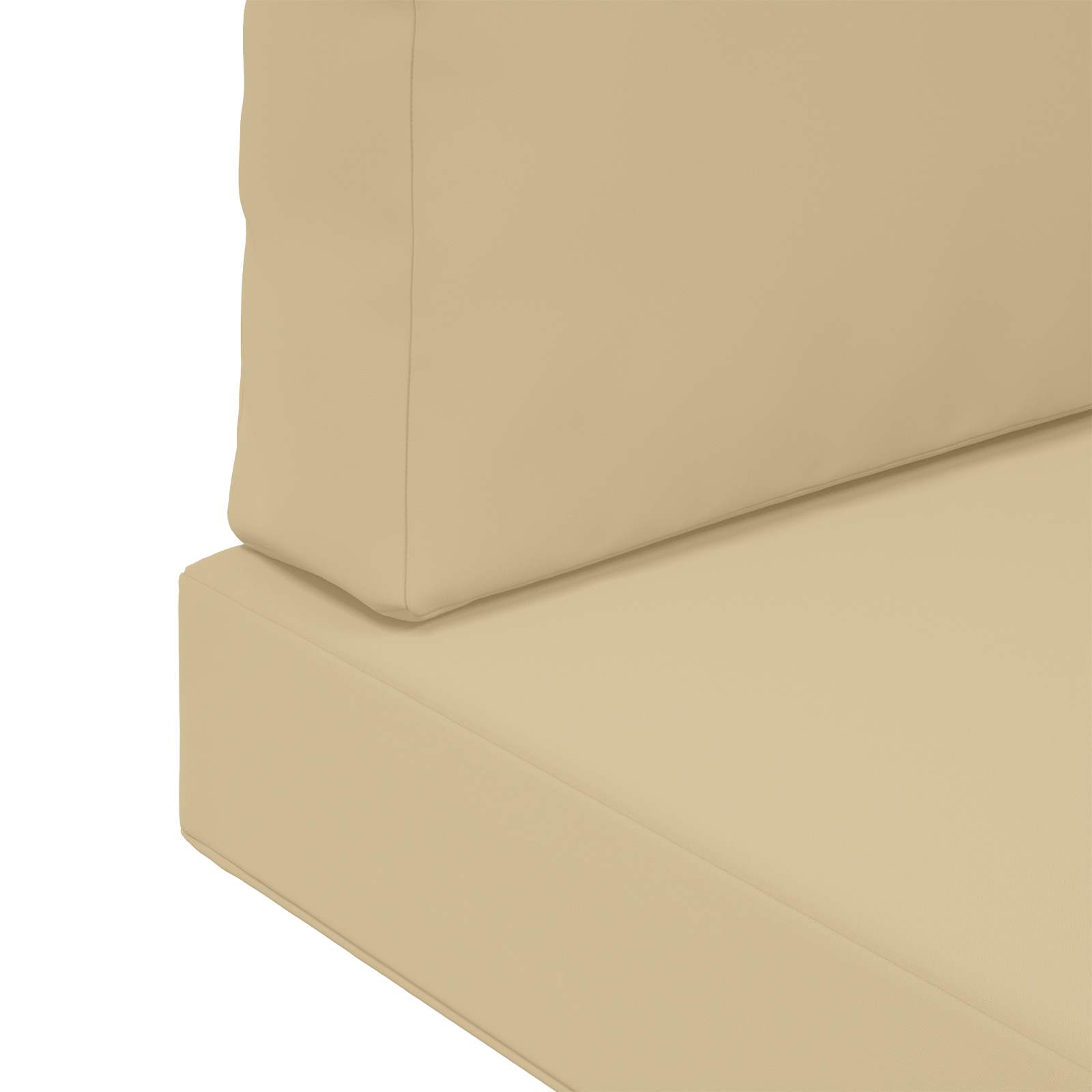 Cuscino per divano da esterno 3 pcs Beige Poliestere | homemem39