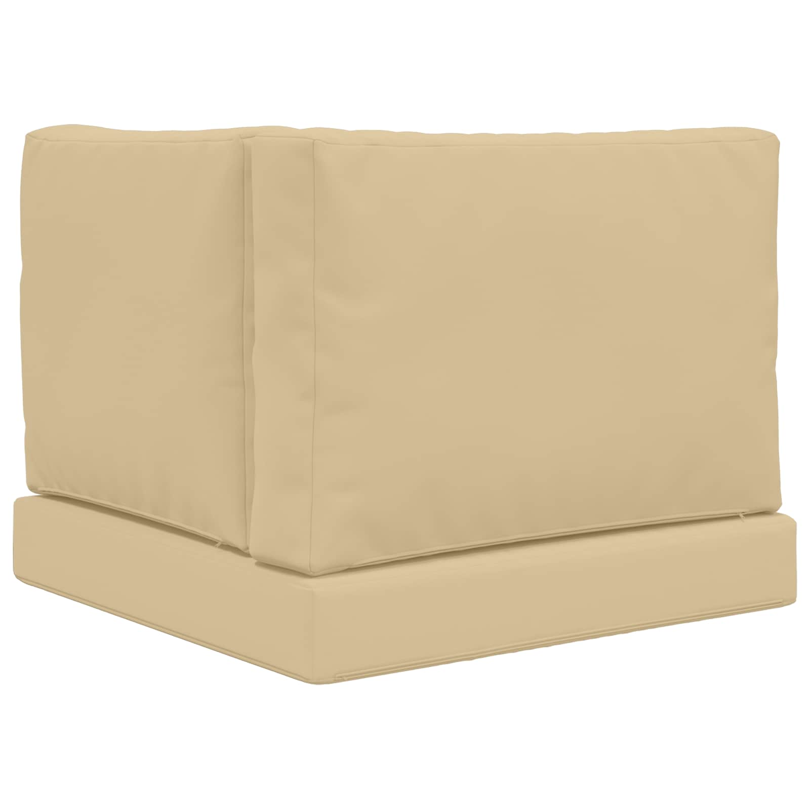 Cuscino per divano da esterno 3 pcs Beige Poliestere | homemem39