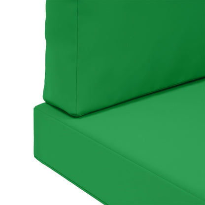 Cuscino per divano da esterno Poliestere Verde 60 x 60 x 8 cm