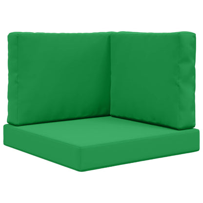 Cuscino per divano da esterno 3 pcs Verde Poliestere