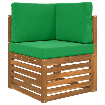 Cuscino per divano da esterno Poliestere Verde 60 x 60 x 8 cm