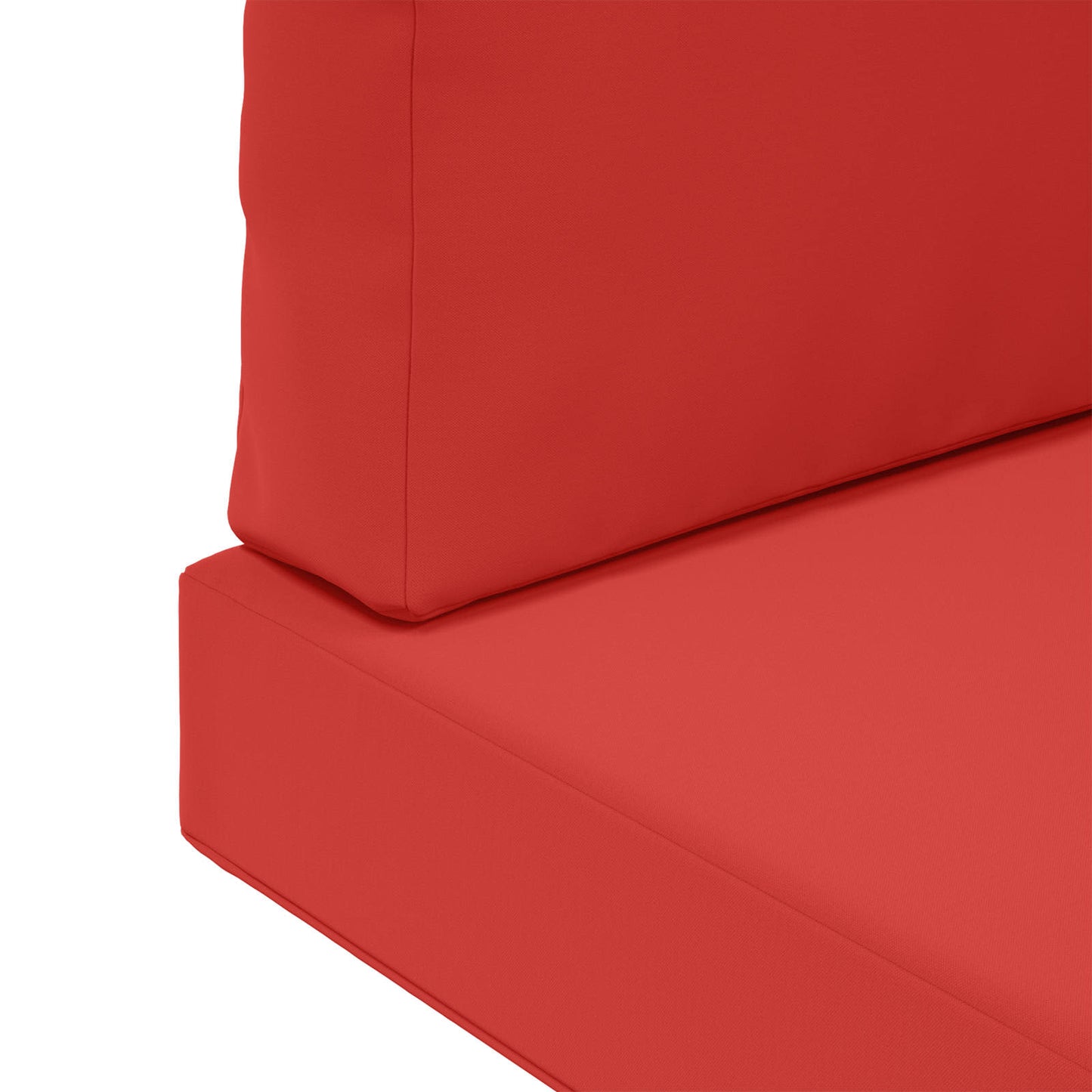 Cuscino per divano da esterno 3 pcs Rosso Poliestere | homemem39