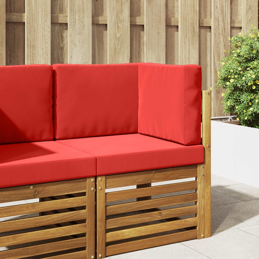 Cuscino per divano da esterno Poliestere Rosso 60 x 60 cm - homemem39