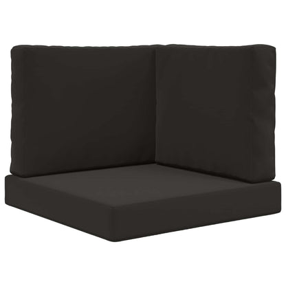 Cuscino per divano da esterno 3 pcs Nero Poliestere | homemem39