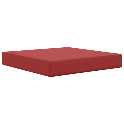 Cuscino per divano da esterno 3 pcs Rosso vino Poliestere