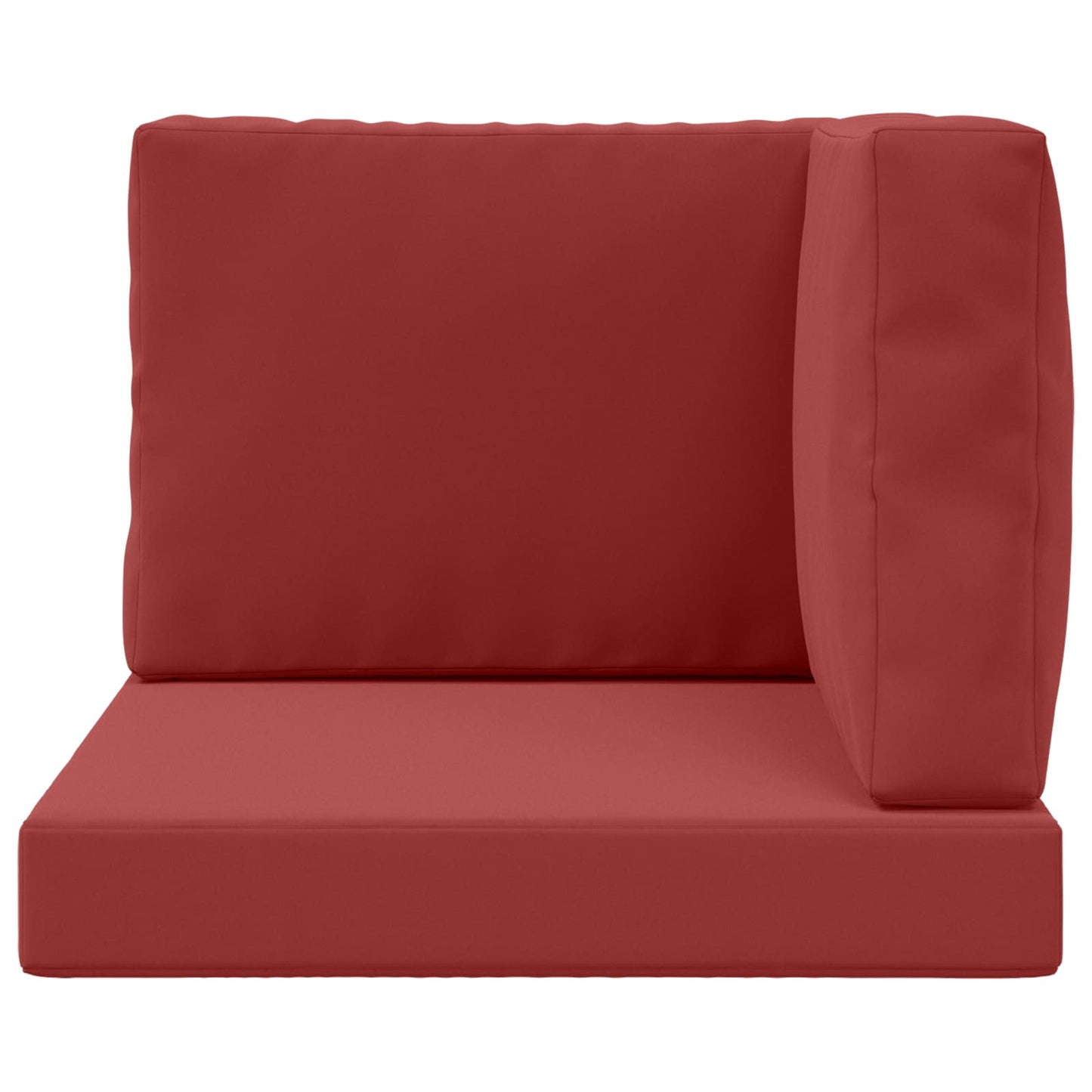 Cuscino per divano da esterno 3 pcs Rosso vino Poliestere