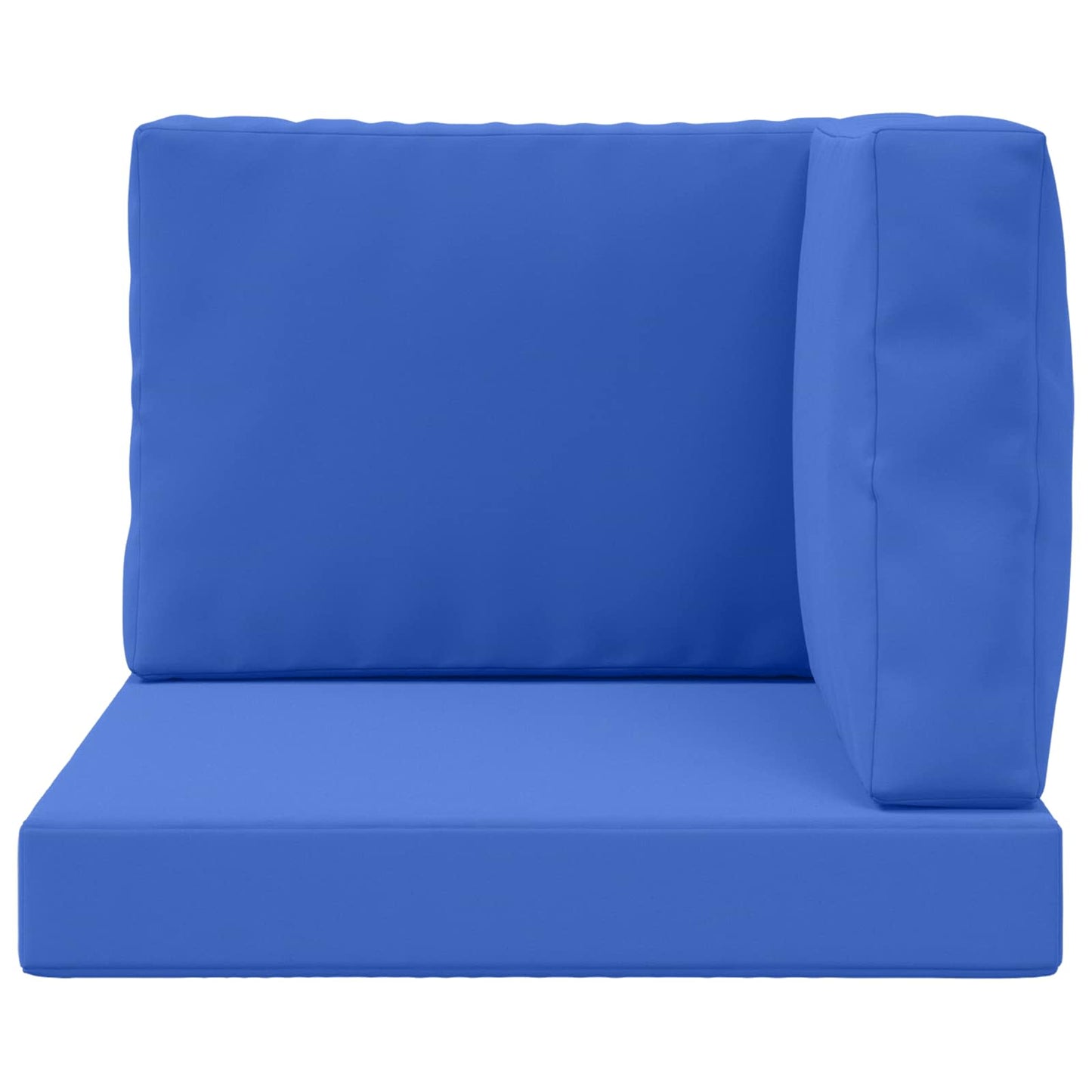 Cuscino per divano da esterno 3 pcs Blu Reale Poliestere