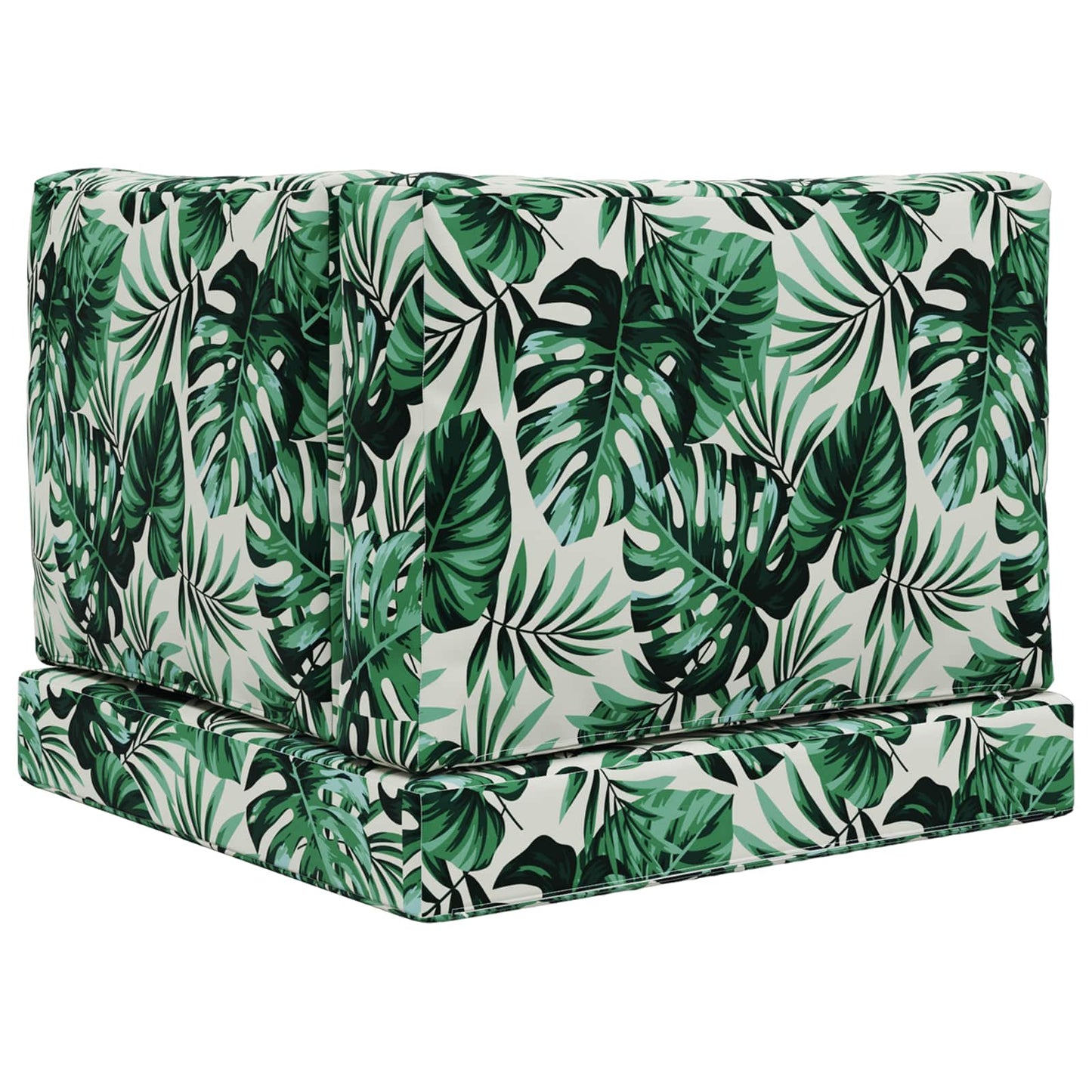 Cuscino per divano da esterno 3 pcs Motivo Foglia Poliestere | homemem39