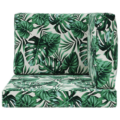 Cuscino per divano da esterno 3 pcs Motivo Foglia Poliestere | homemem39