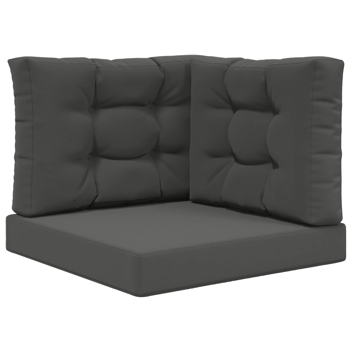 Cuscino per divano da esterno 3 pcs Antracite Poliestere | homemem39