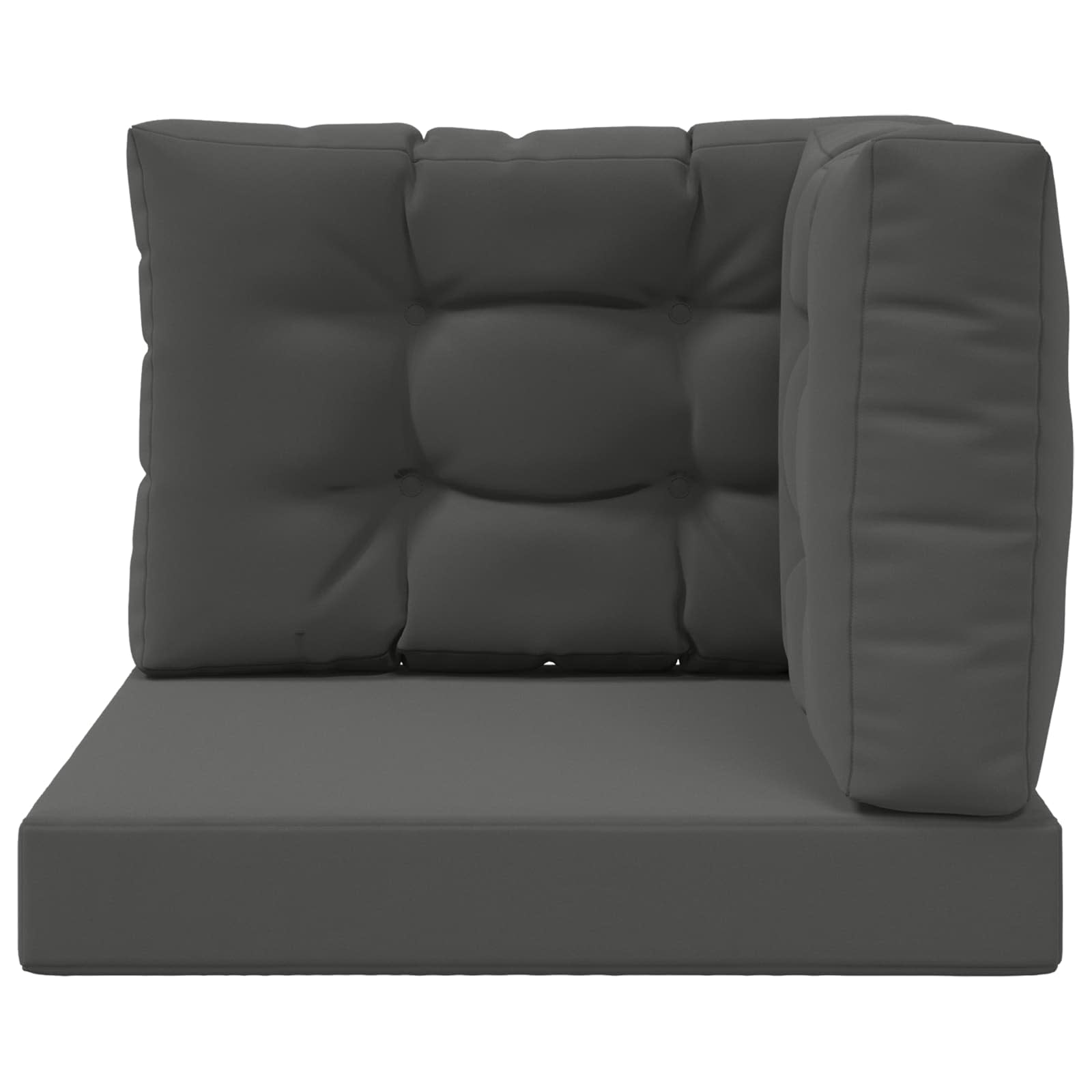 Cuscino per divano da esterno 3 pcs Antracite Poliestere | homemem39