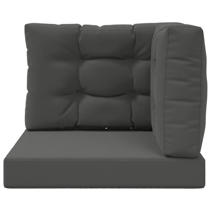 Cuscino per divano da esterno 3 pcs Antracite Poliestere | homemem39