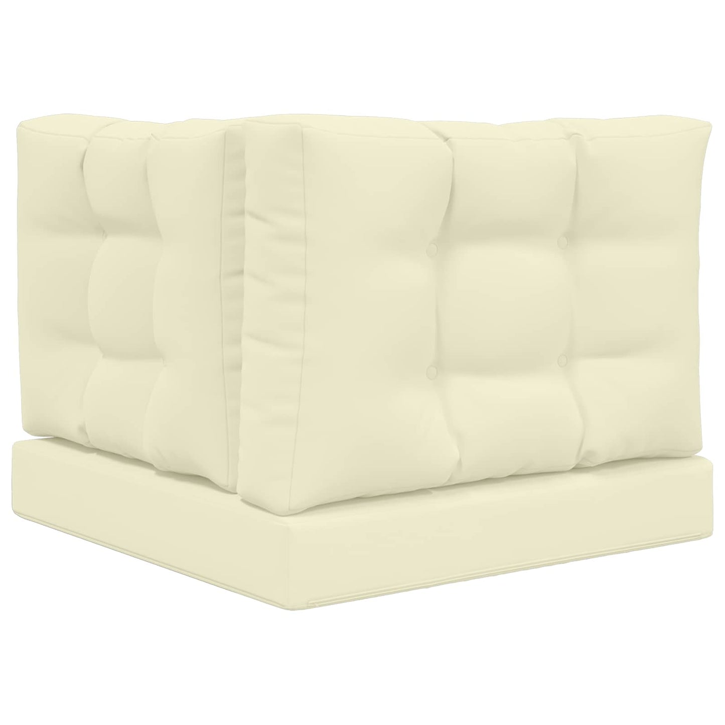 Cuscino per divano da esterno 3 pcs Crema Poliestere | homemem39
