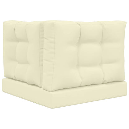Cuscino per divano da esterno 3 pcs Crema Poliestere | homemem39