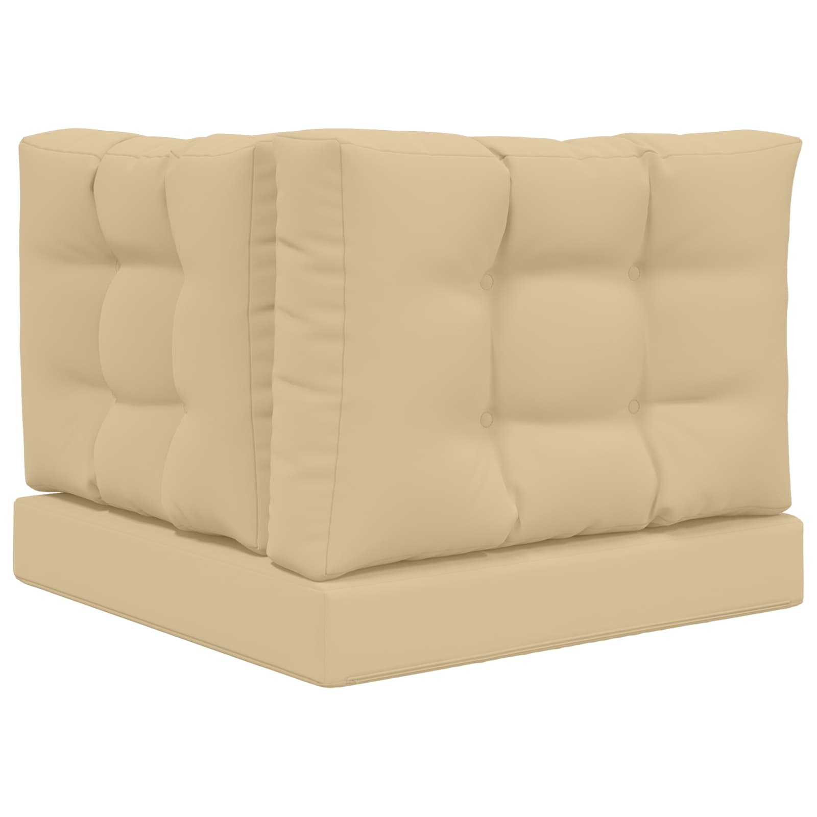 Cuscino per divano da esterno 3 pcs Beige Poliestere | homemem39
