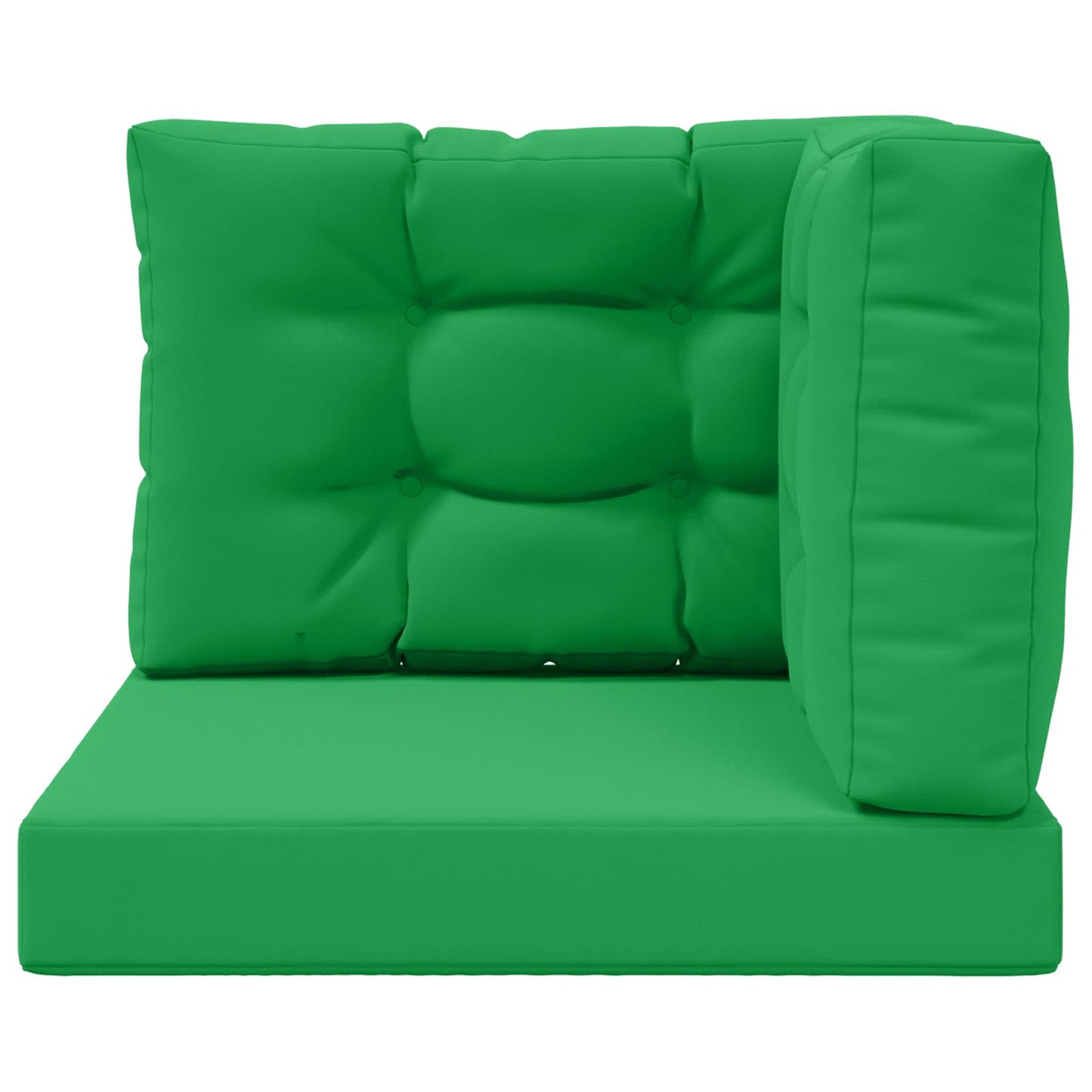 Cuscino per divano da esterno Poliestere Verde 60 x 60 x 8 cm