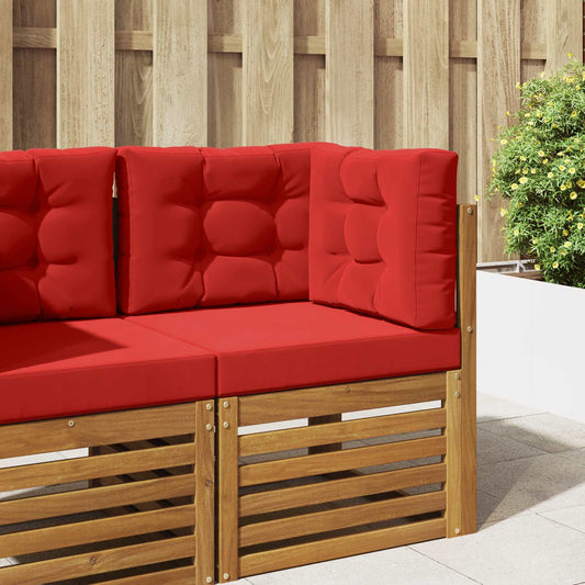 Cuscino per divano da esterno Poliestere Rosso 60 x 60 cm - homemem39