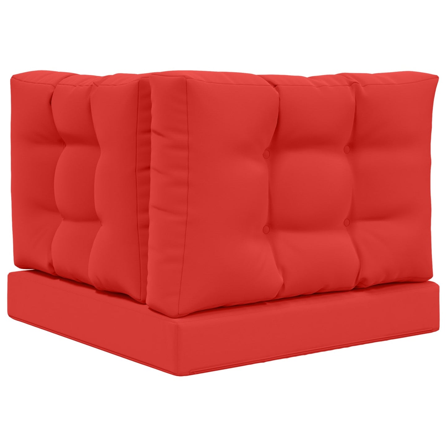 Cuscino per divano da esterno 3 pcs Rosso Poliestere | homemem39