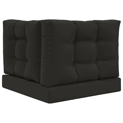 Cuscino per divano da esterno 3 pcs Nero Poliestere | homemem39