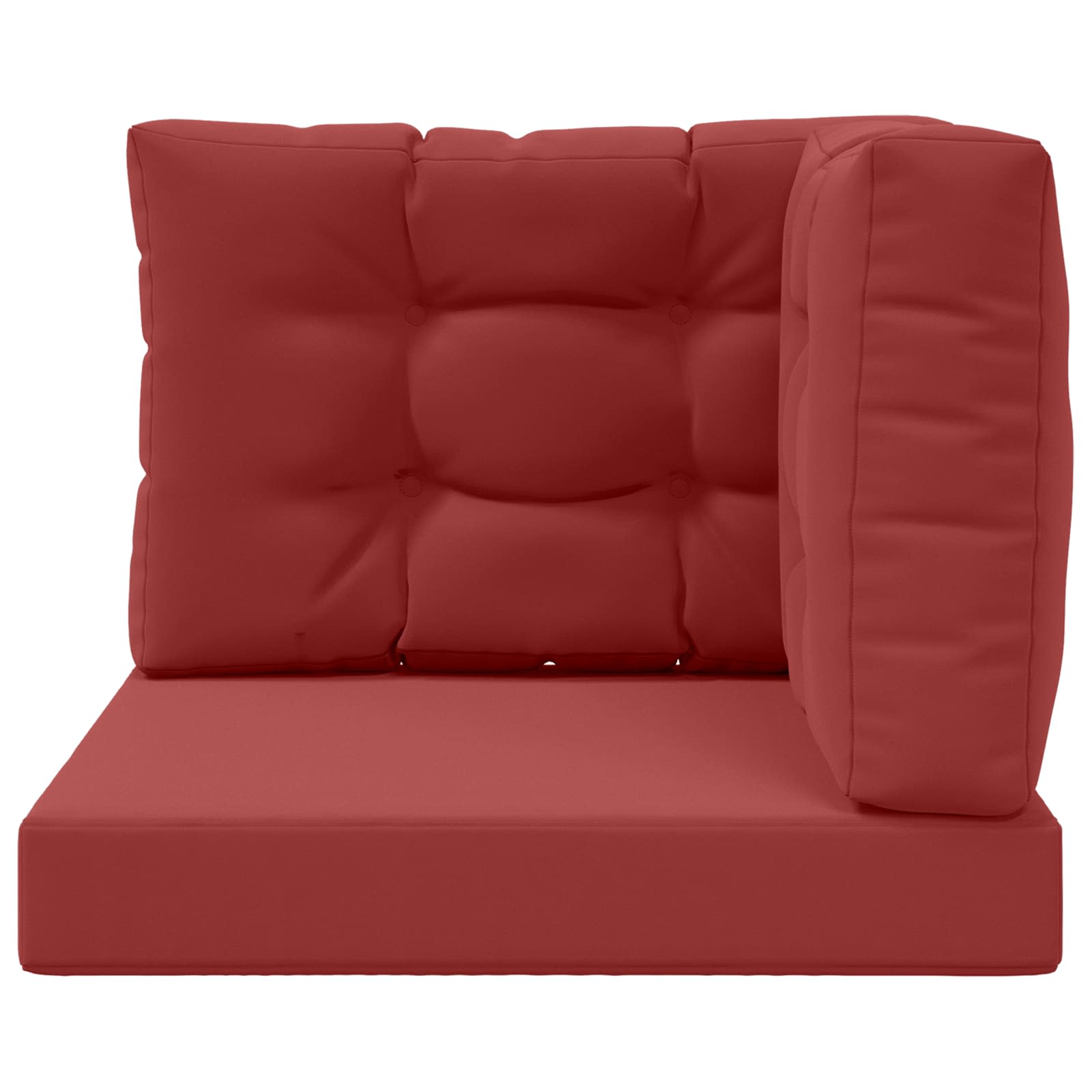 Cuscino per divano da esterno 3 pcs Rosso vino Poliestere | homemem39