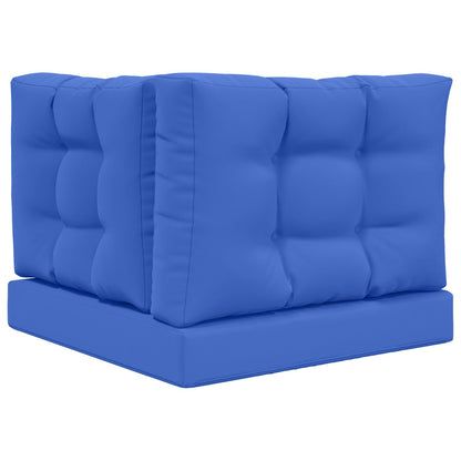 Cuscino per divano da esterno 3 pcs Blu Reale Poliestere