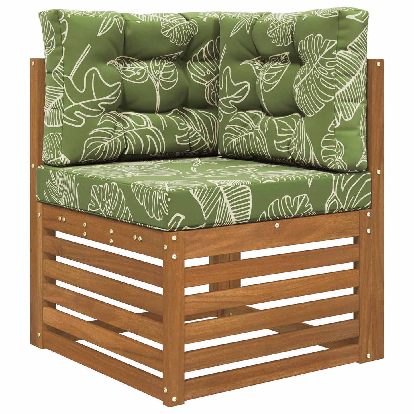 Cuscino per divano da esterno 3 pcs Design a foglia Poliestere