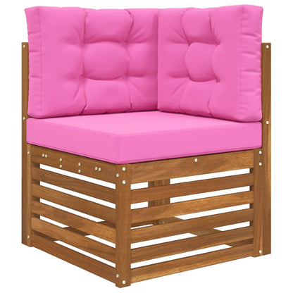 Cuscino per divano da esterno 3 pcs Rosa Poliestere | homemem39