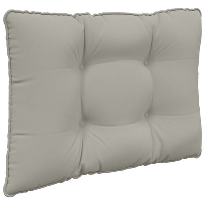 Cuscino per divano da esterno 2 pcs Grigio Poliestere