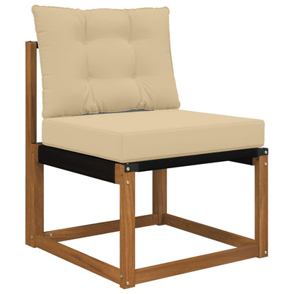 Cuscino per divano da esterno 2 pcs Beige Poliestere | homemem39